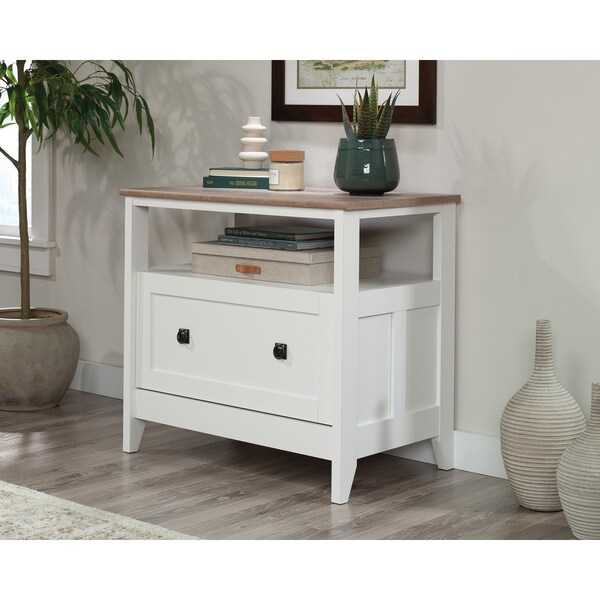 August Hill Lateral File Wh W/ Loa Top